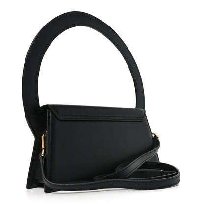 Smooth Calfskin Le Sac Rond Black