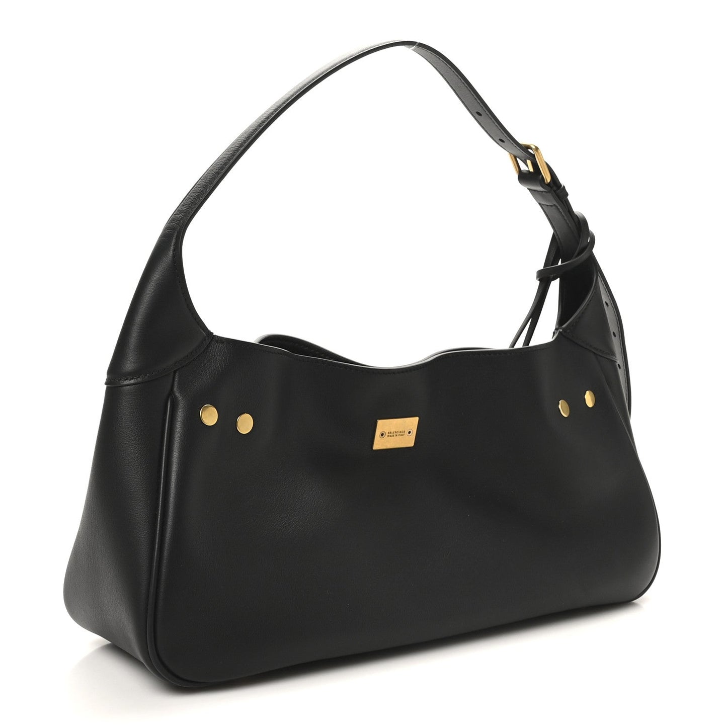Smooth Calfskin Small Bel Air Shoulder Bag Black