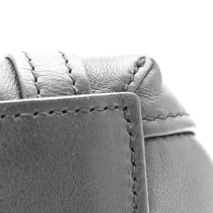 Calfskin XS Laundry Cabas Tote Black