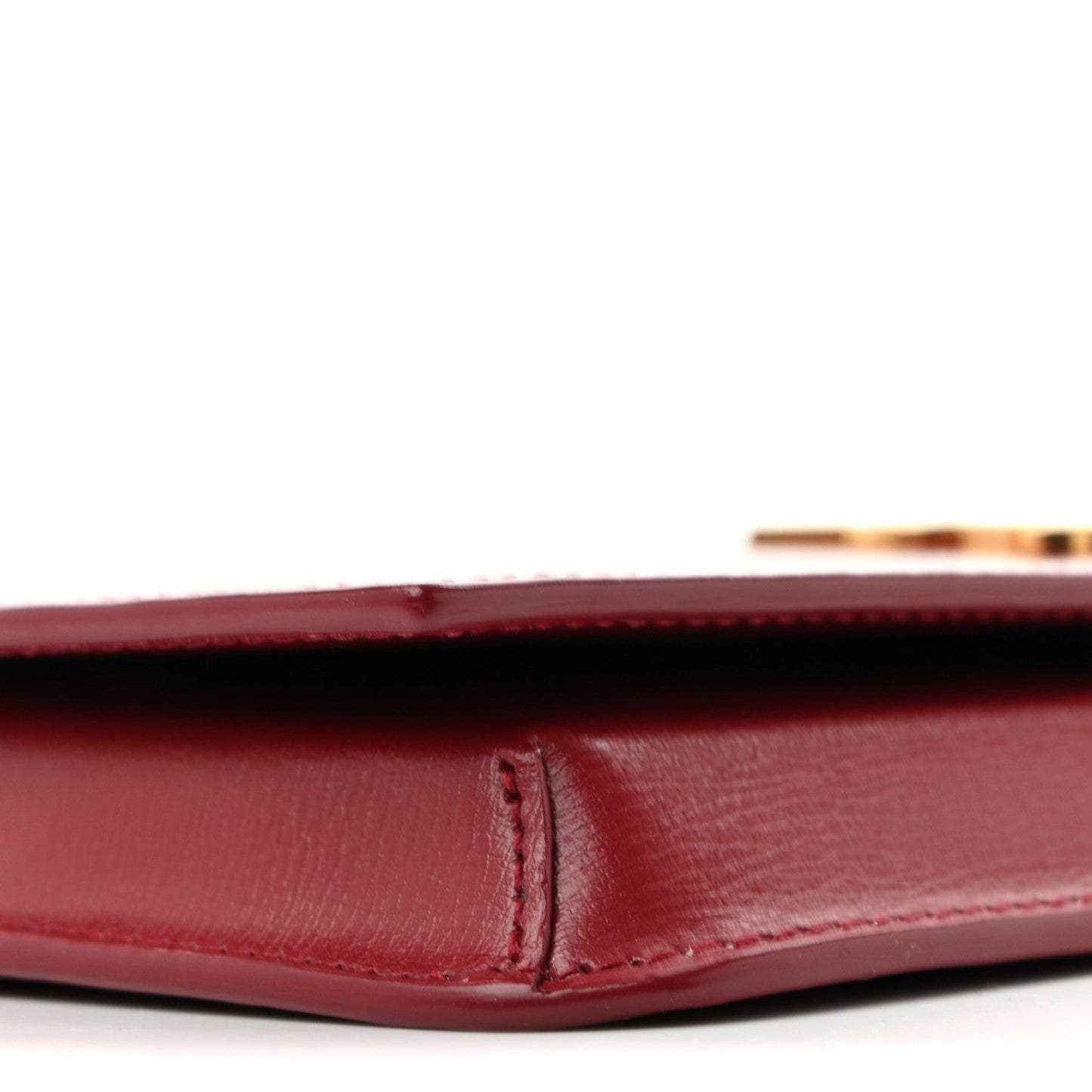 Smooth Calfskin Monogram Phone Holder Crossbody Opyum Red