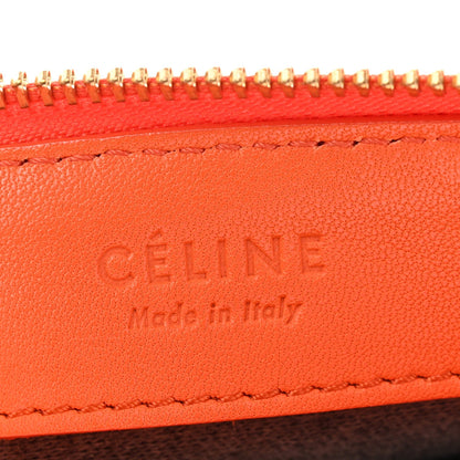 Lambskin Large Trio Crossbody Bag Orange