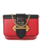 Saffiano City Calf Cahier Belt Bag Fuoco Black