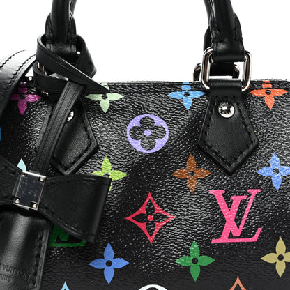 LV x TM Monogram Multicolor Nano Speedy Black
