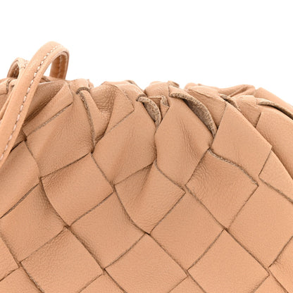 Nappa Intrecciato Coin Purse Almond