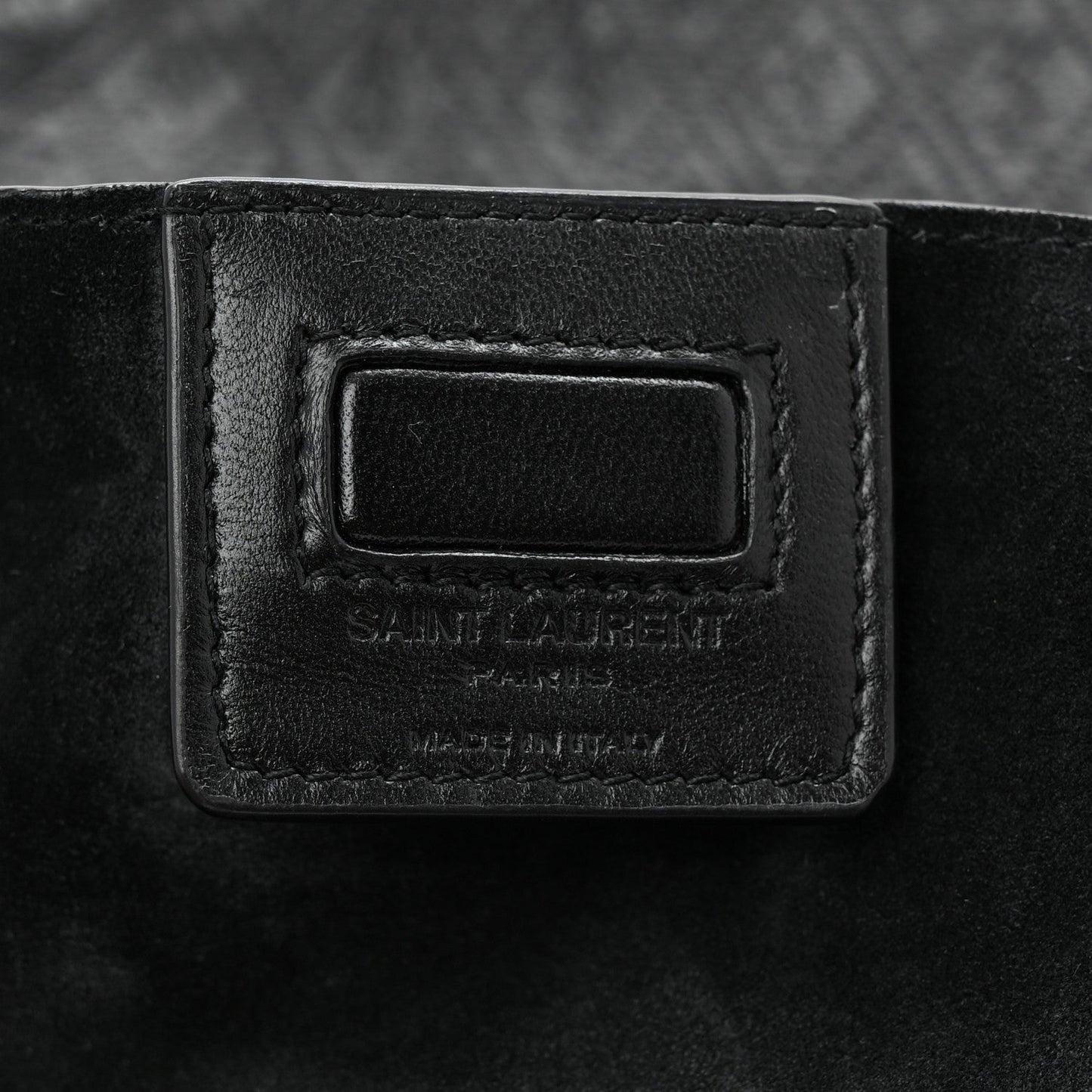Calfskin Monogram Deli Paper Bag  Vintage Black