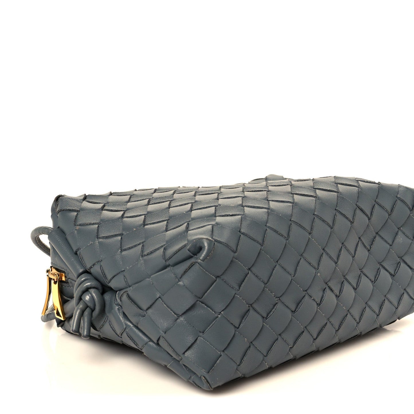 Nappa Intrecciato Small Loop Camera Bag Thunder