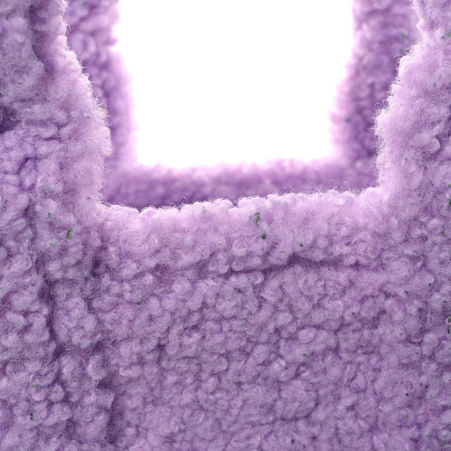 Polyester Cotton Small The Teddy Traveler Tote Bag Lilac