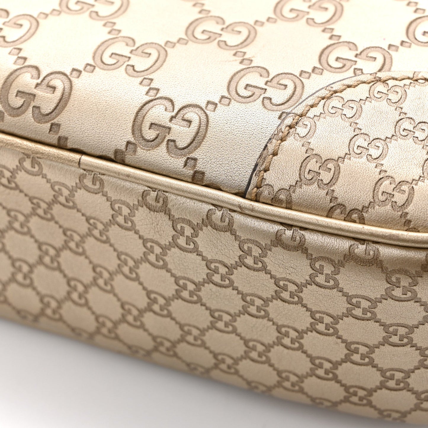 Guccissima Mini Bree Messenger Bag Gold