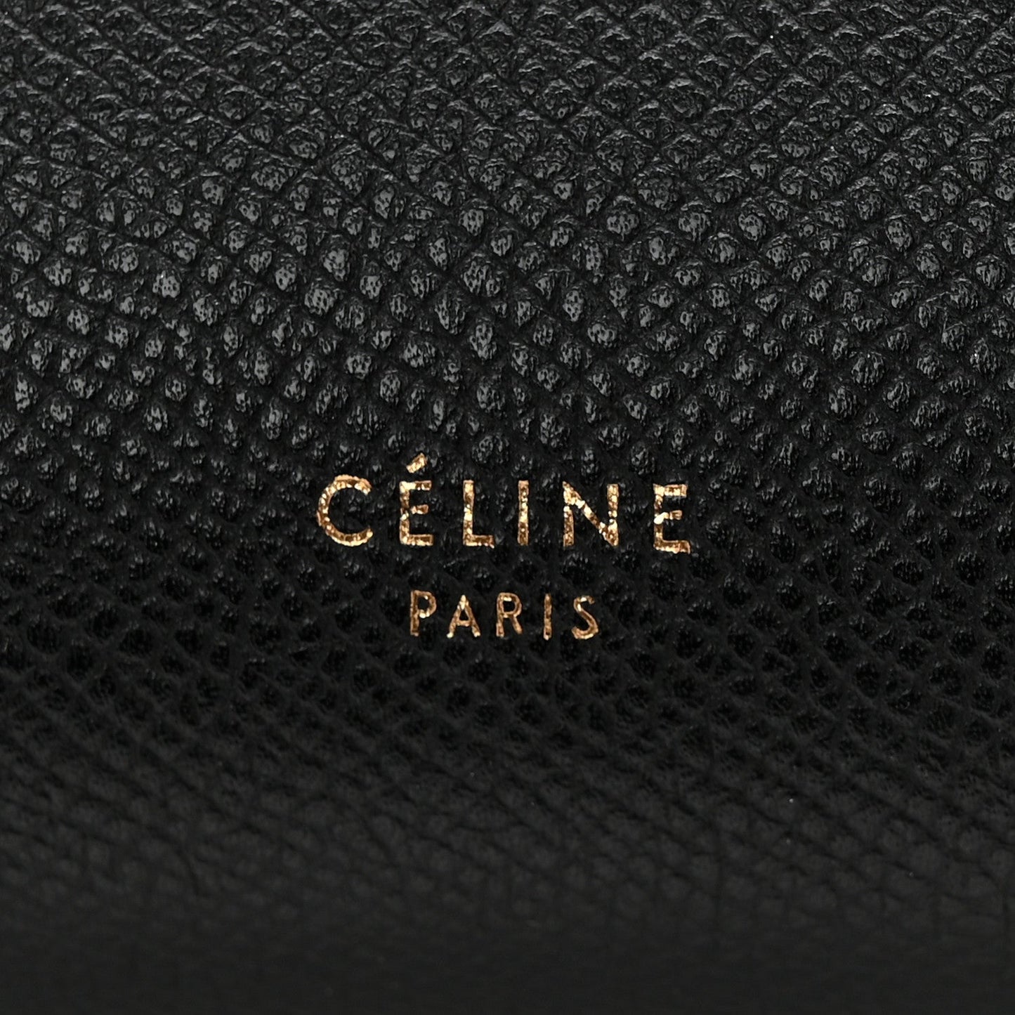Grained Calfskin Mini Belt Bag Black