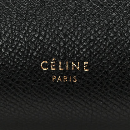 Grained Calfskin Mini Belt Bag Black