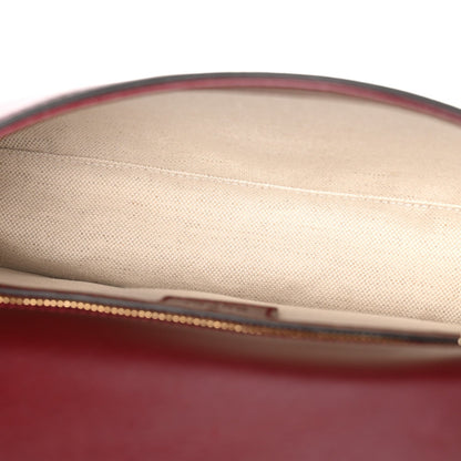 Calfskin Blondie Medium Shoulder Bag Dark Red