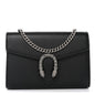Calfskin Mini Dionysus Chain Wallet Black