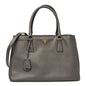 Saffiano Lux Medium Tote Grafite