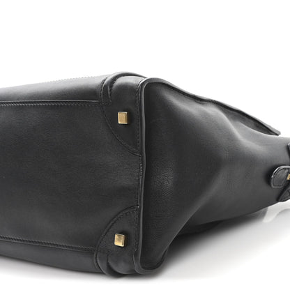 Smooth Calfskin Mini Luggage Black