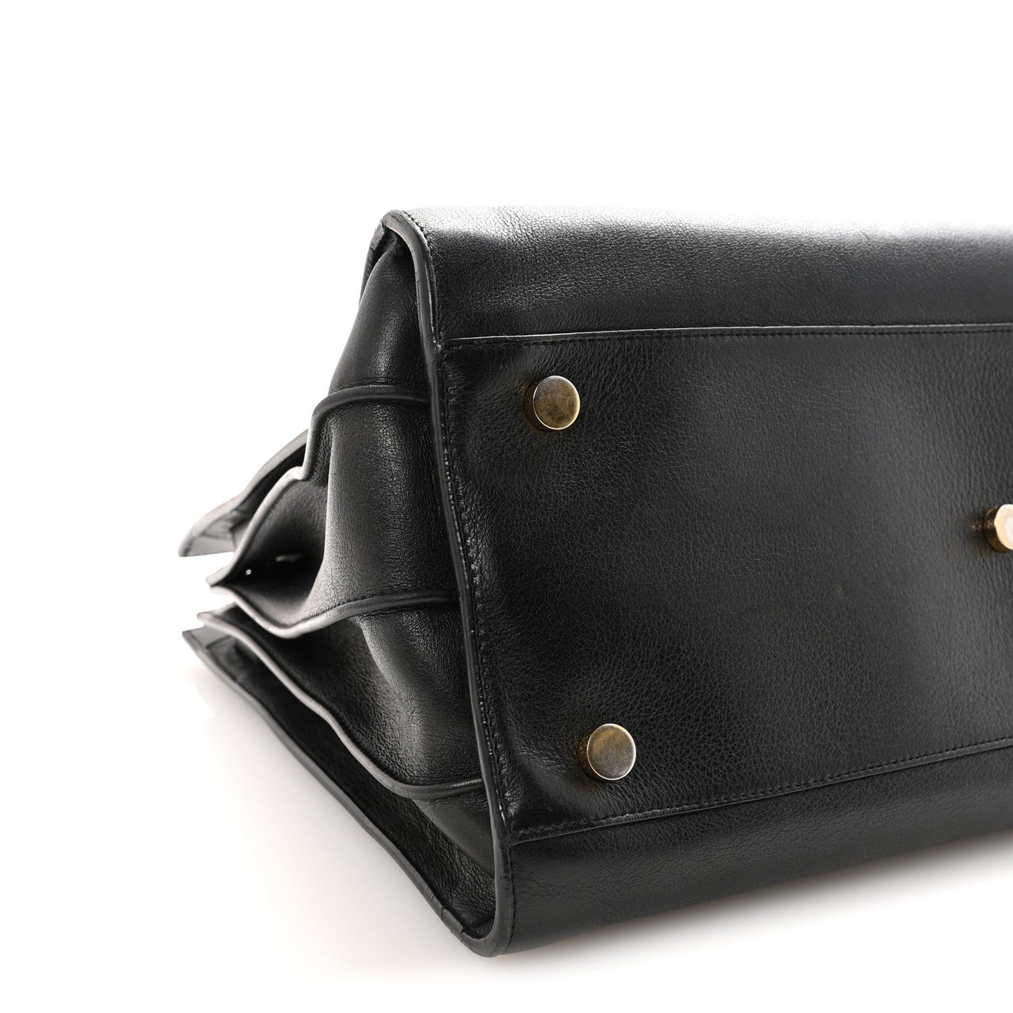 Calfskin Small Sac De Jour Black