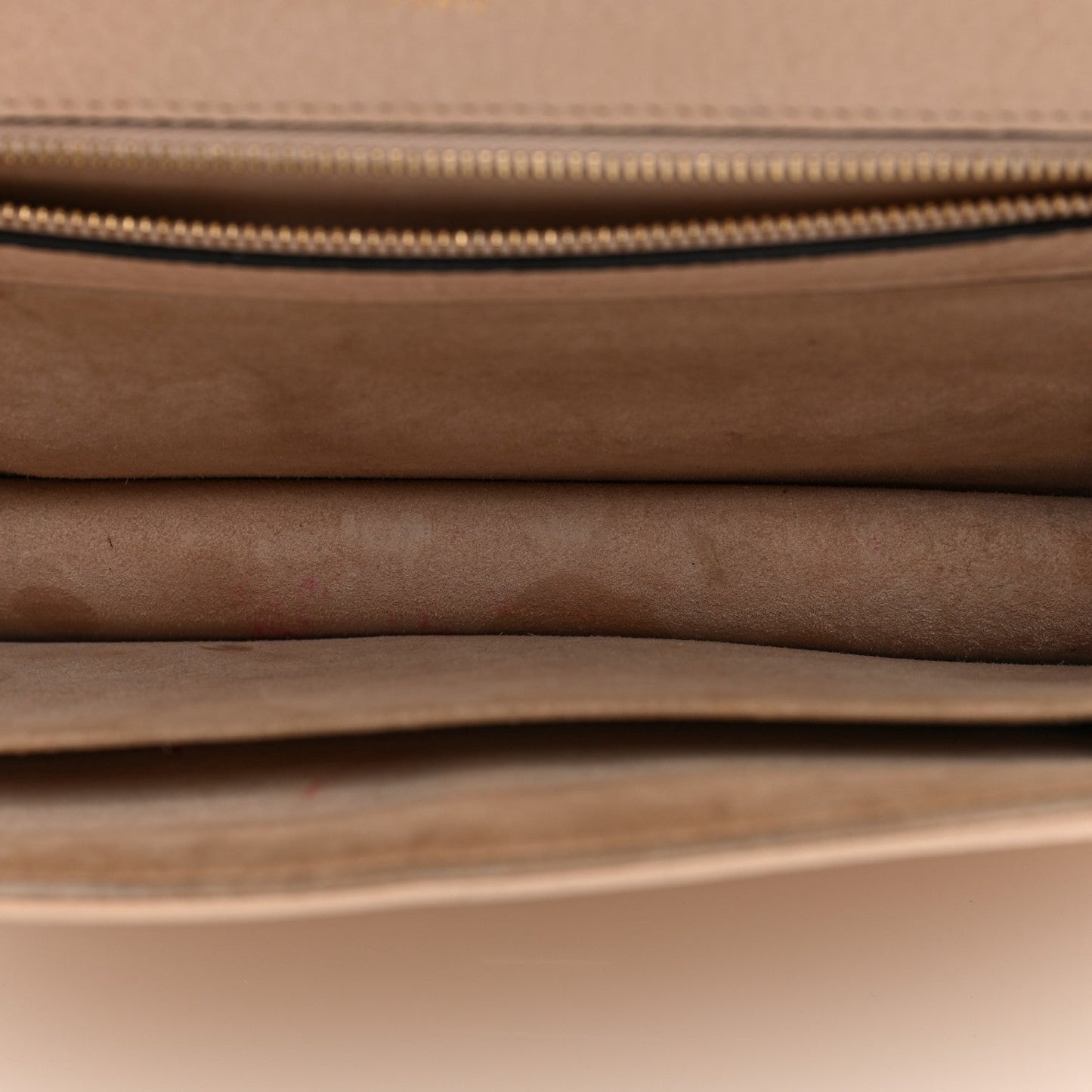 Grained Calfskin Medium Diorama Flap Bag Nude