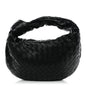 Nappa Intrecciato Teen Jodie Hobo Black