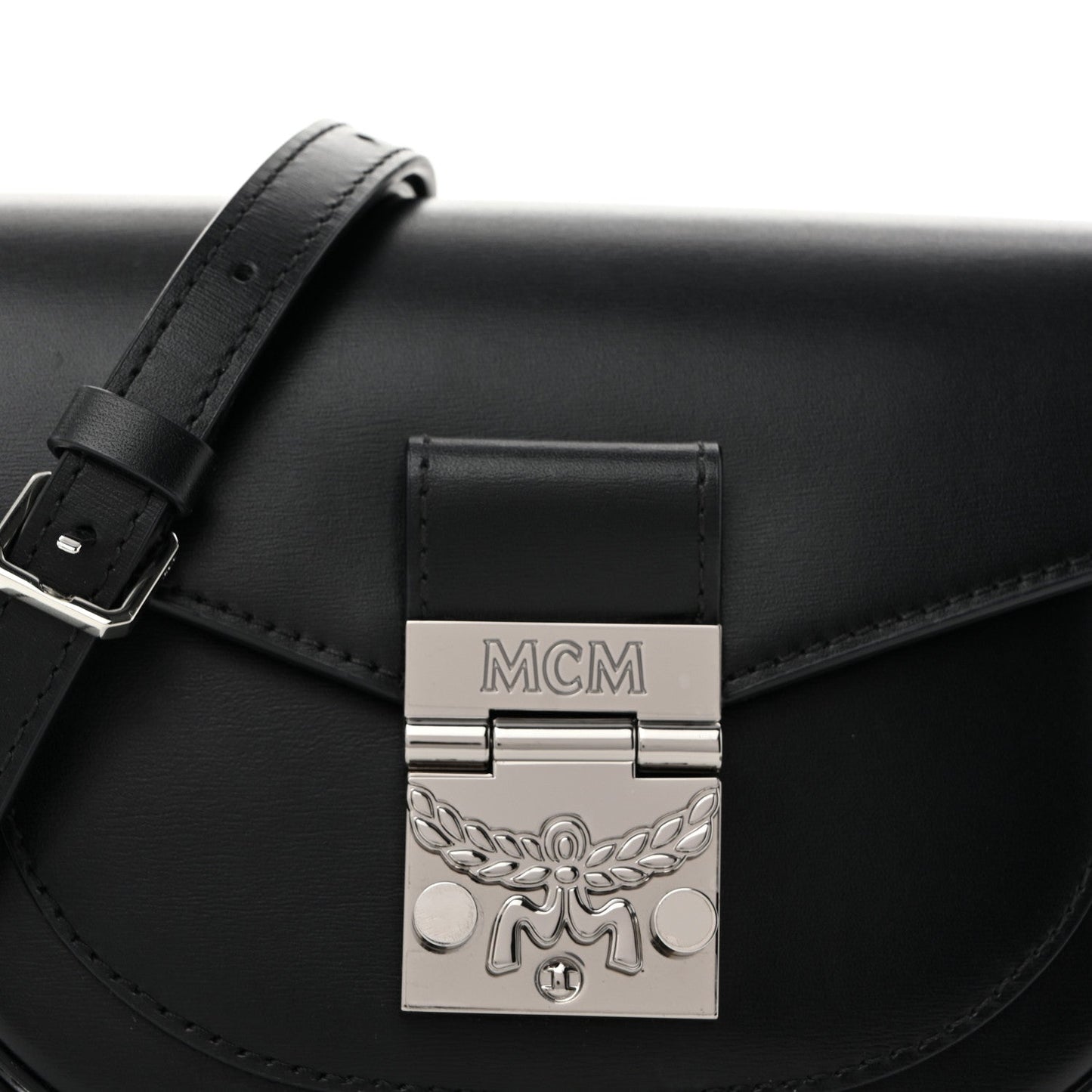 Calfskin Mini Patricia Belt Bag Black