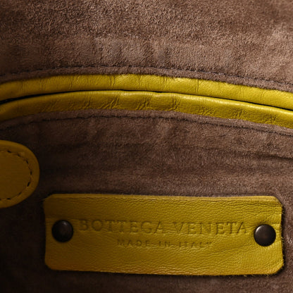 Nappa Intrecciato Nodini Crossbody Messenger Green