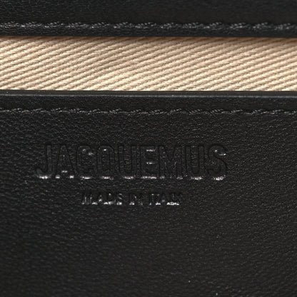 Smooth Calfskin La Pochette Rond Carre Black