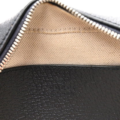 GG Supreme Monogram Textured Dollar Calfskin Web Small Ophidia Camera Bag Beige Blue