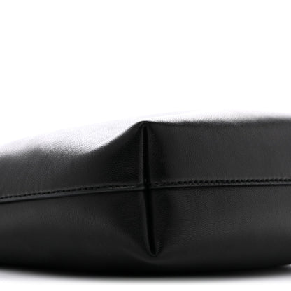 Lambskin Pochon Shoulder Bag Black