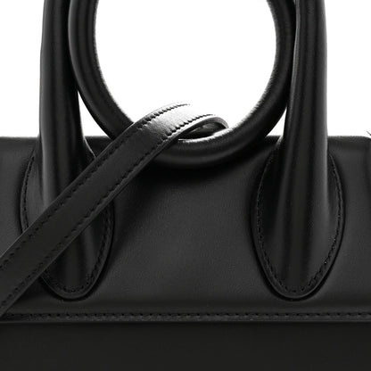 Smooth Calfskin Le Chiquito Noeud Black