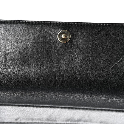 Sheepskin Quilted Vintage Mademoiselle Flap Blue Black