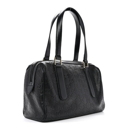 Guccissima Small Boston Black