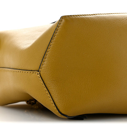 Calfskin Puzzle Hobo Ochre