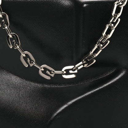 Calfskin G Chain Clutch Black