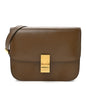Box Calfskin Medium Classic Box Flap Bag Camel