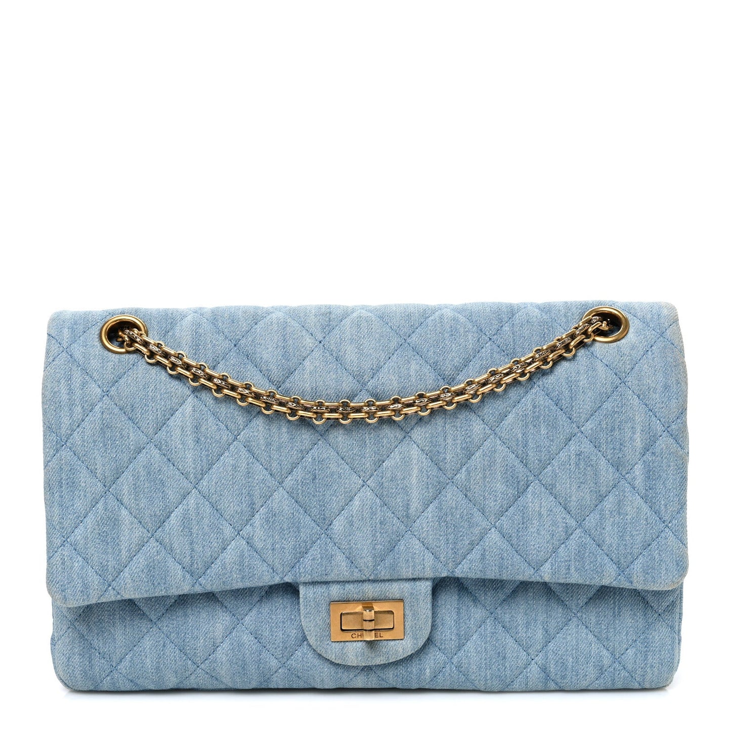 Denim Quilted 2.55 Reissue 226 Flap Light Blue