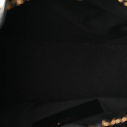 Caviar Quilted Medium Chanel 25 Handbag Black