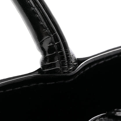 Patent Medallion Tote Black