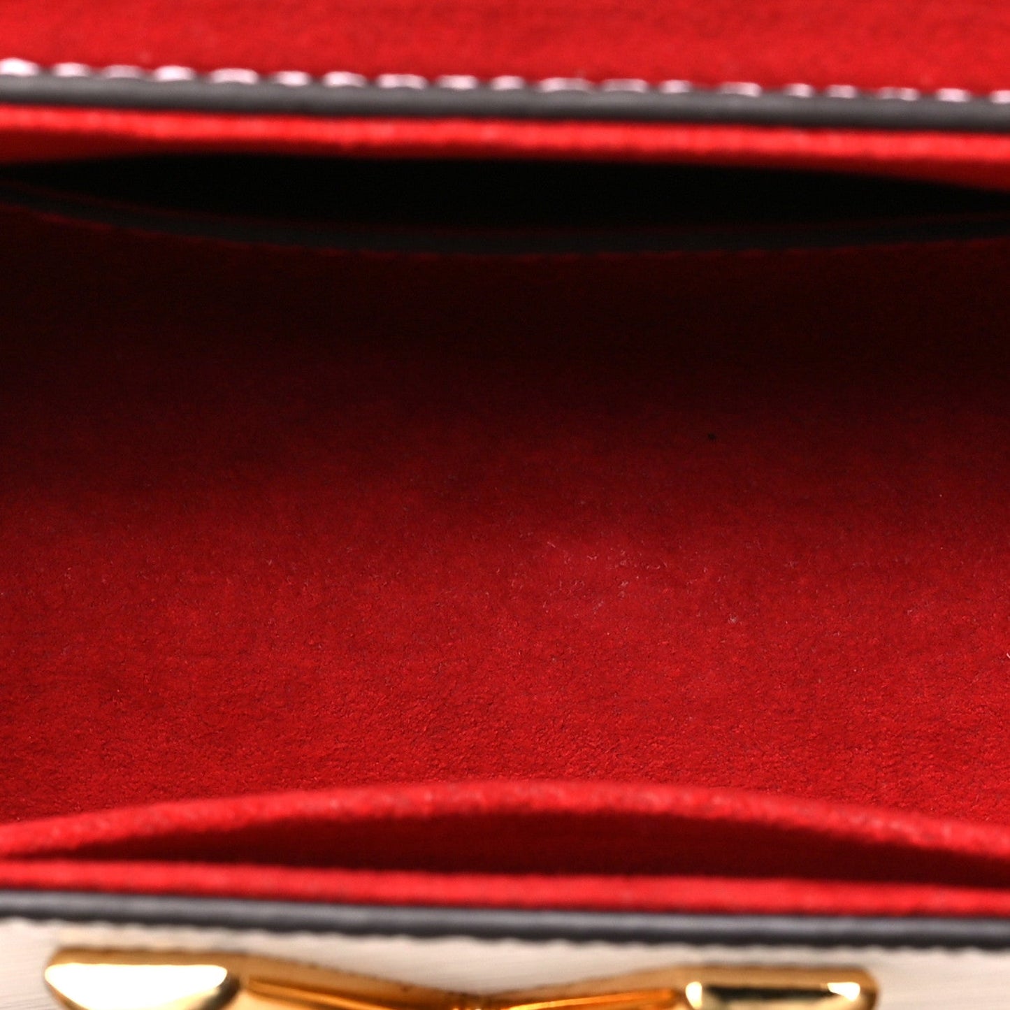 Epi Twist Shoulder Bag MM Coquelicot Hot Pink White