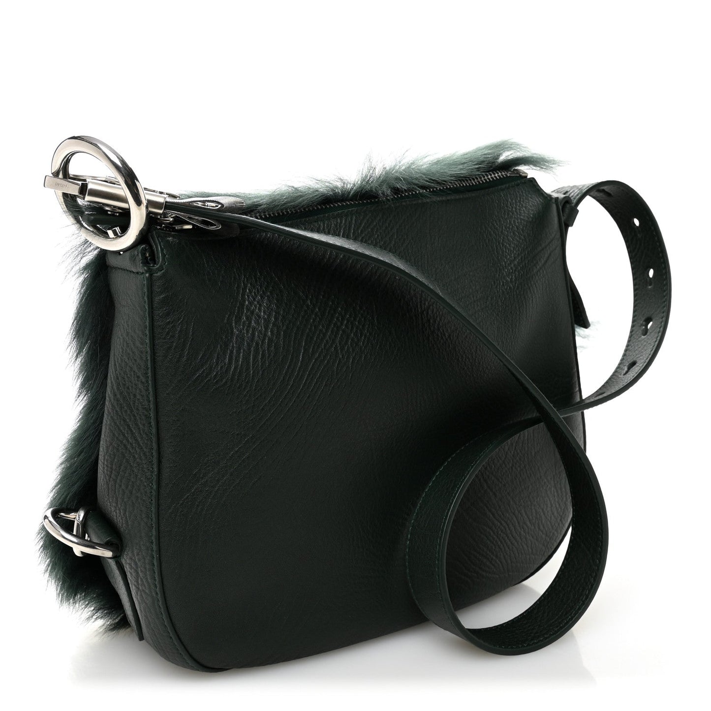 Shearling Small Knight Crossbody Bag Vine