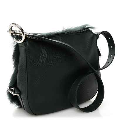 Shearling Small Knight Crossbody Bag Vine