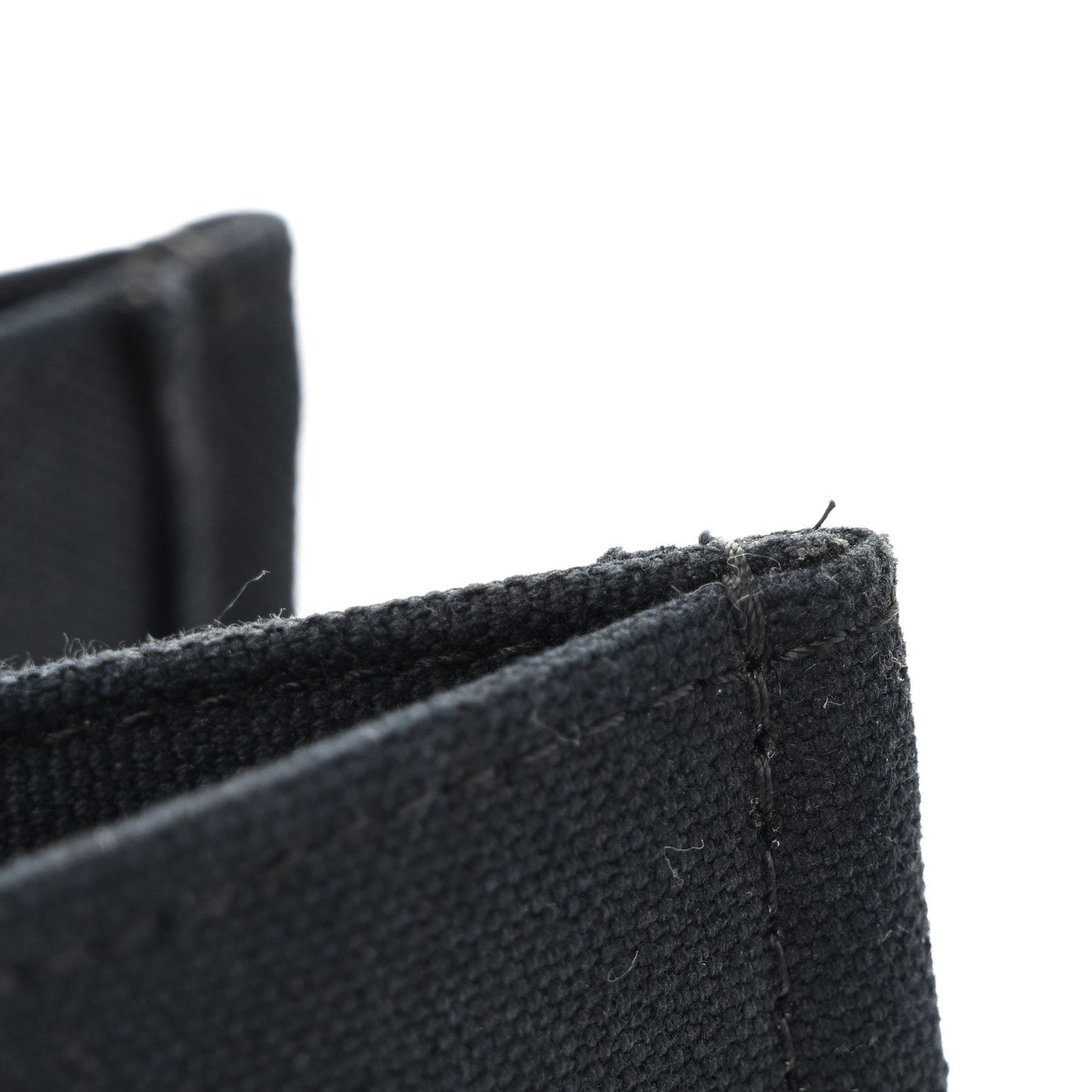 Canvas Studded Small Logo Tote Bag Black