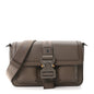 Grained Calfskin Hit The Road Bag Brown