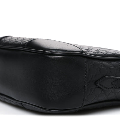 Microguccissima Mini Bree Messenger Bag Black