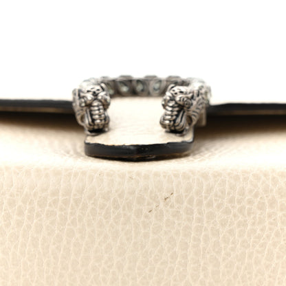 Dollar Calfskin Mini Dionysus Chain Wallet Mystic White