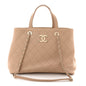 Calfskin Large Serial Shopper Tote Beige