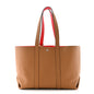 Taurillon Duo Cabas MM Tote Camel Flame