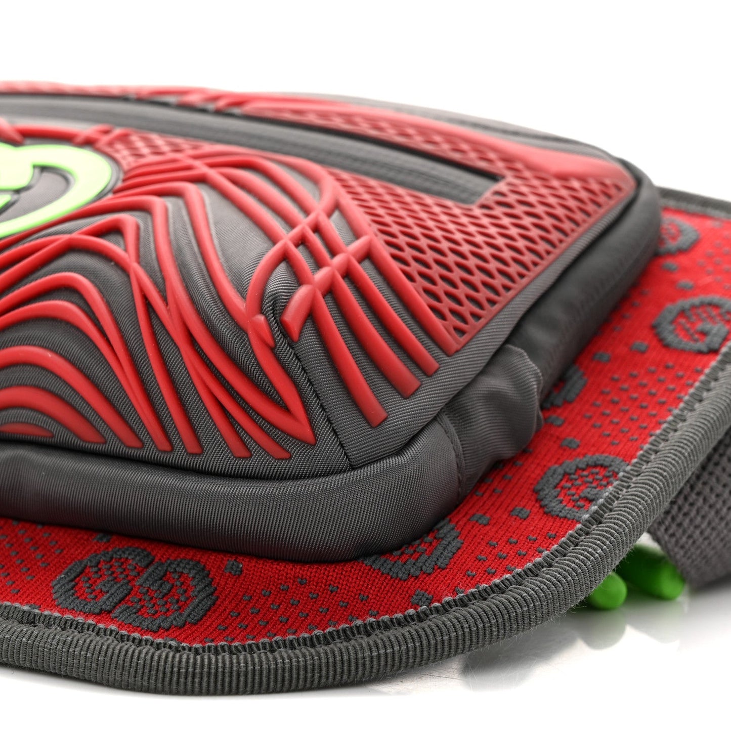 Jersey GG Monogram All Over Sporty Belt Bag Green Grey Multicolor