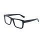 Saint Laurent Eyeglasses Rectangle Full Rim, Black Frame and Clear Demo Lenses Lens SLM10005