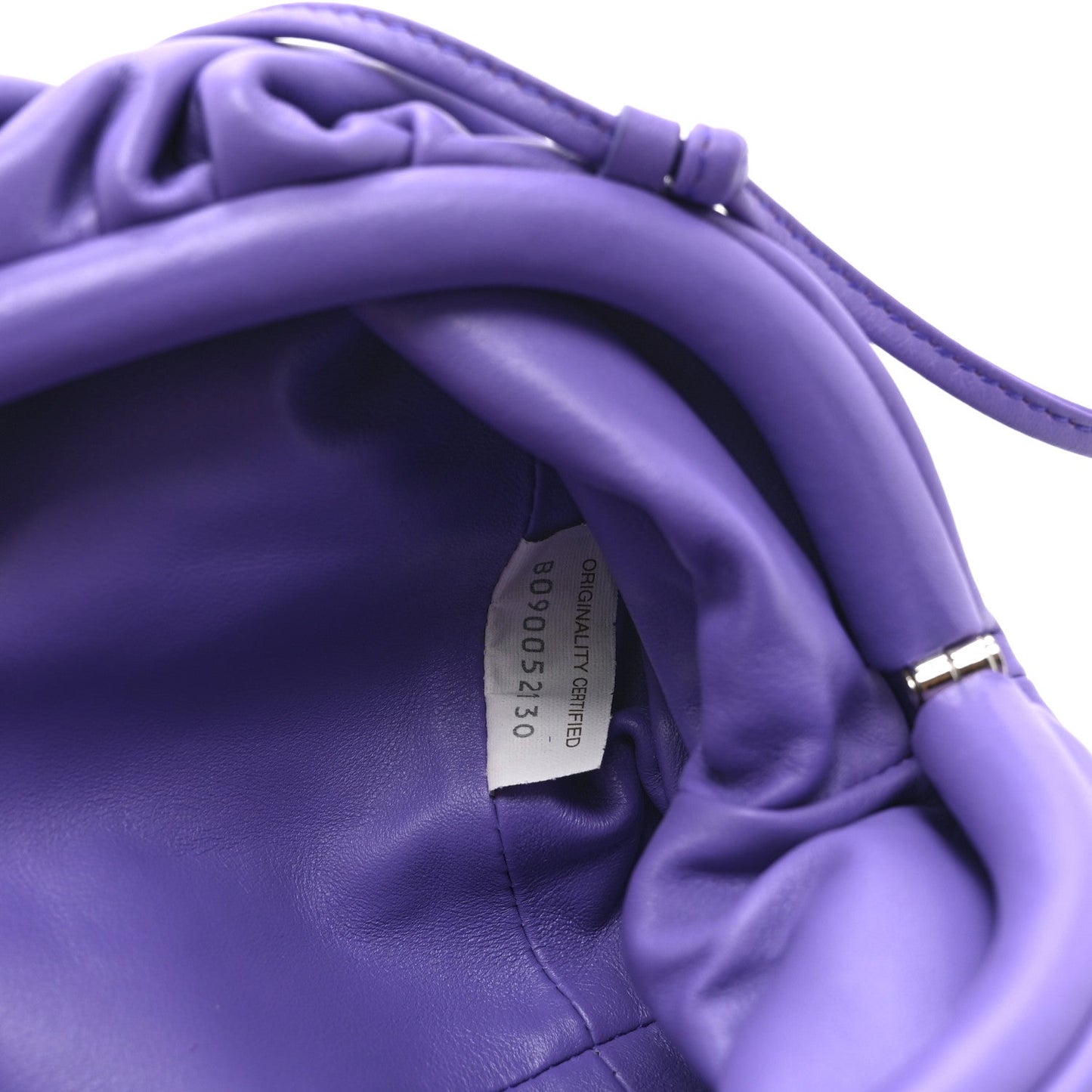 Butter Calfskin The Mini Pouch Purple