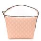 GG Supreme Monogram Textured Calfskin Web Super Mini Ophidia Shoulder Bag Pink
