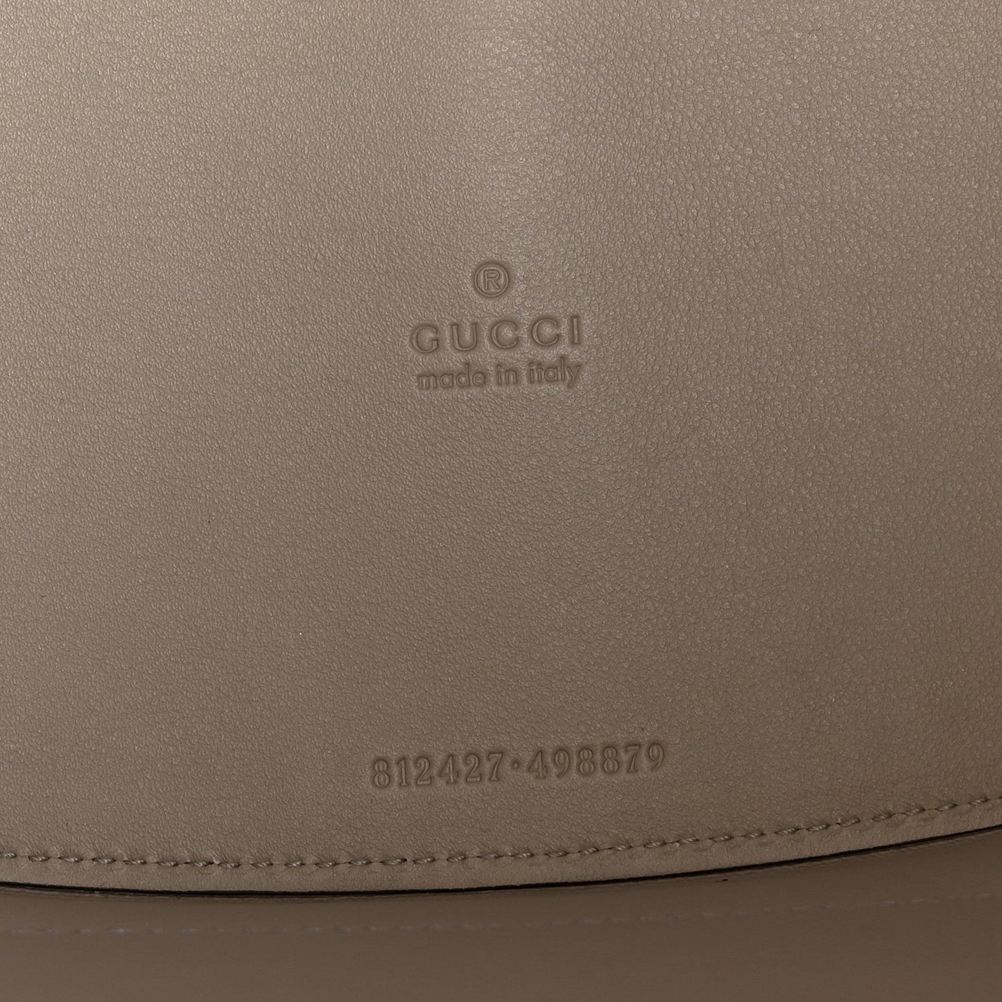 Mirror Effect GG Monogram Appia Calfskin Web Double Buckle Backpack Silver