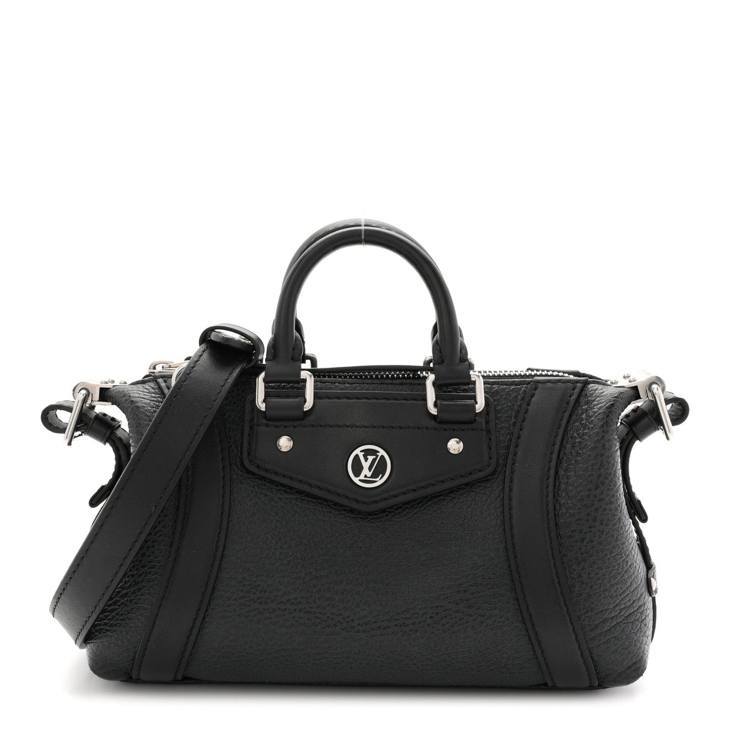 Calfskin Nano Biker Black